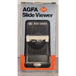 Agfa Viewer 135 B 35mm Slide Viewer w/ Box Lighted Magnifier